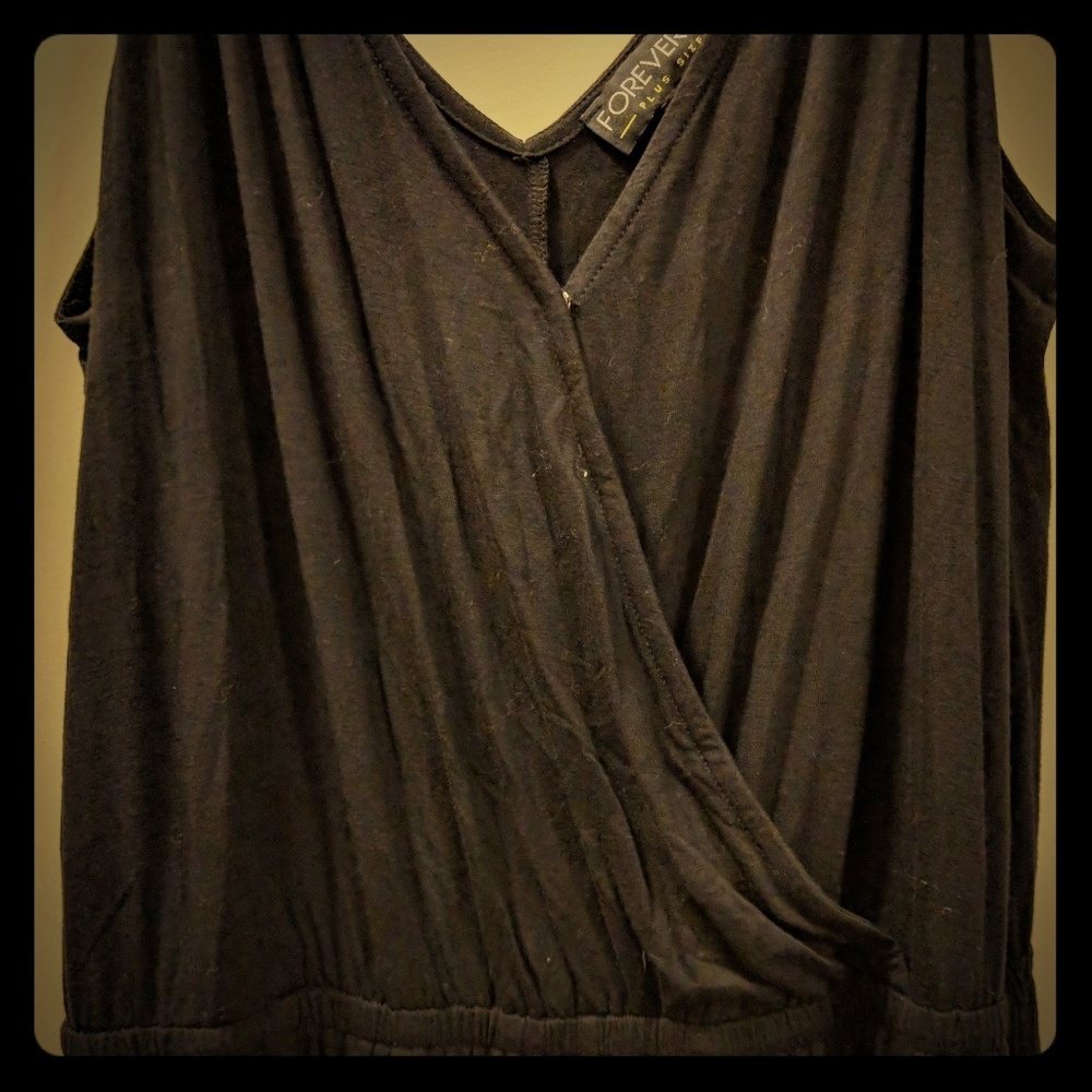 Forever 21+ Black Jumpsuit